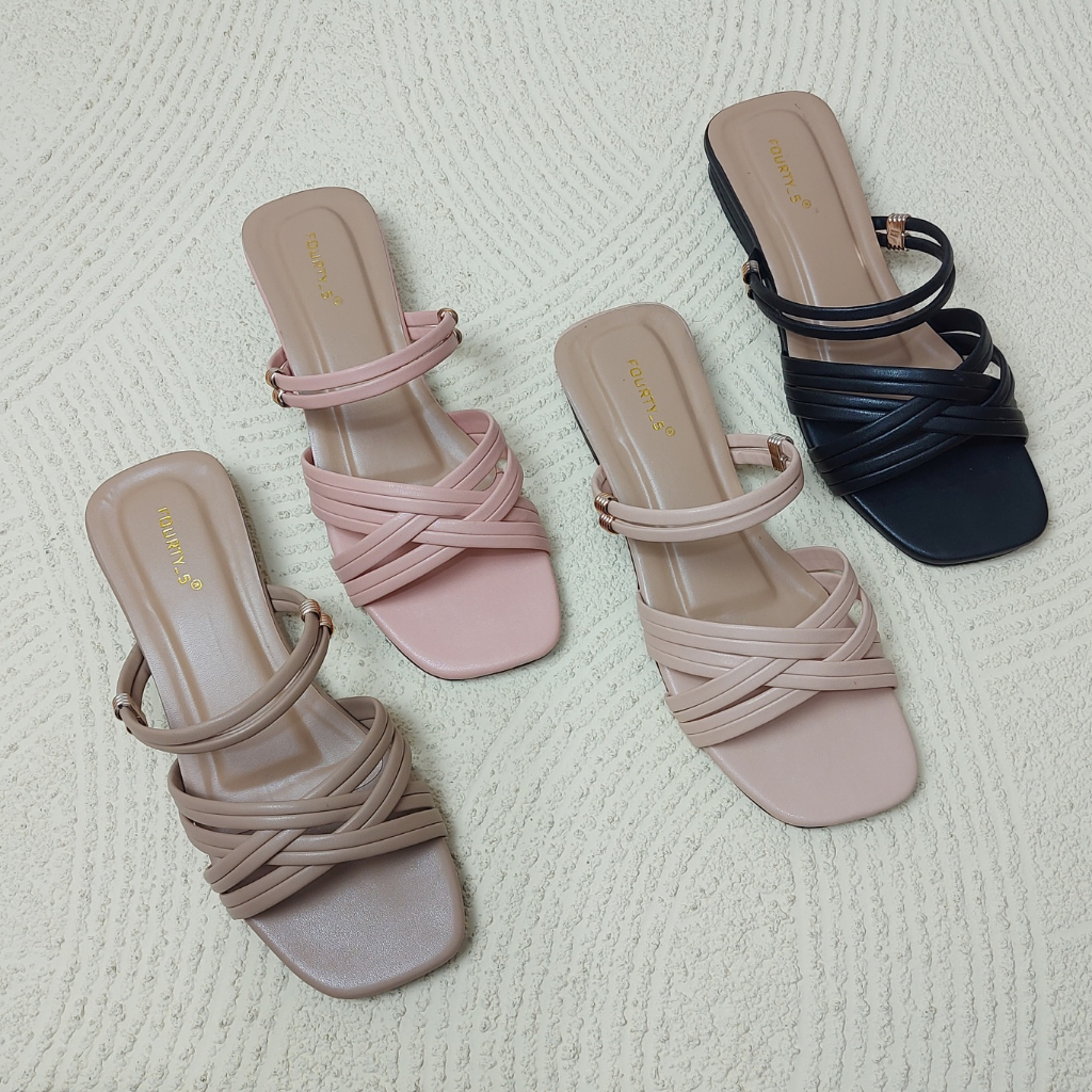 Sandal Wanita Hak Tahu 2 cm DC 03