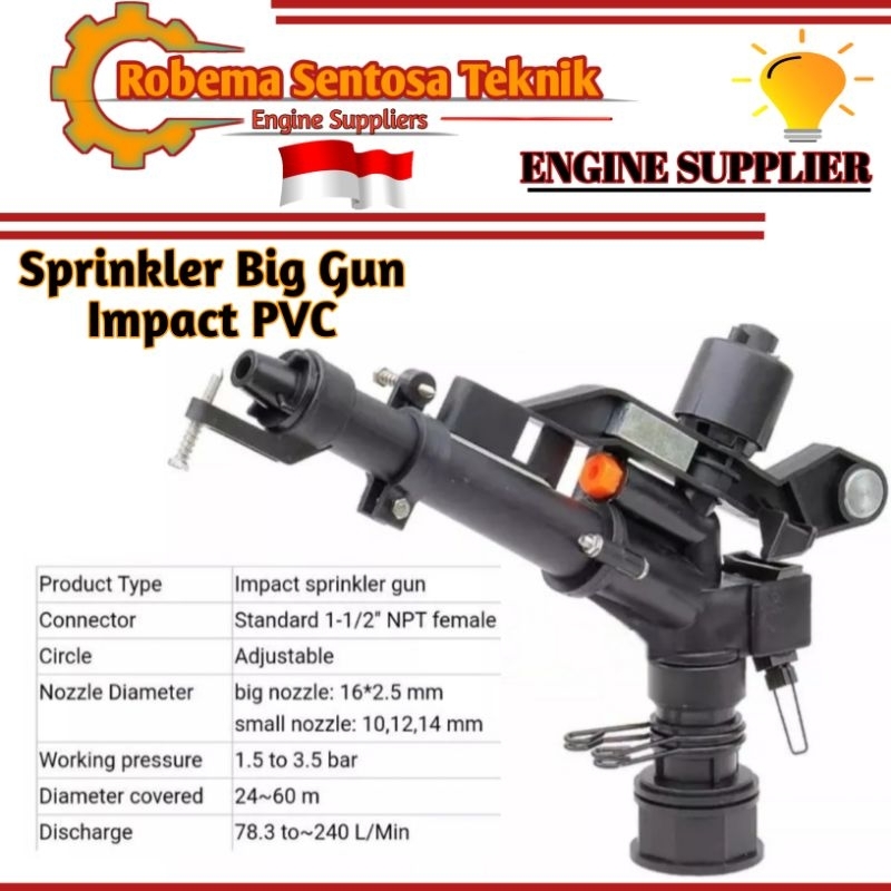 Sprinkler Big Gun 1.5 inch Impact PVC