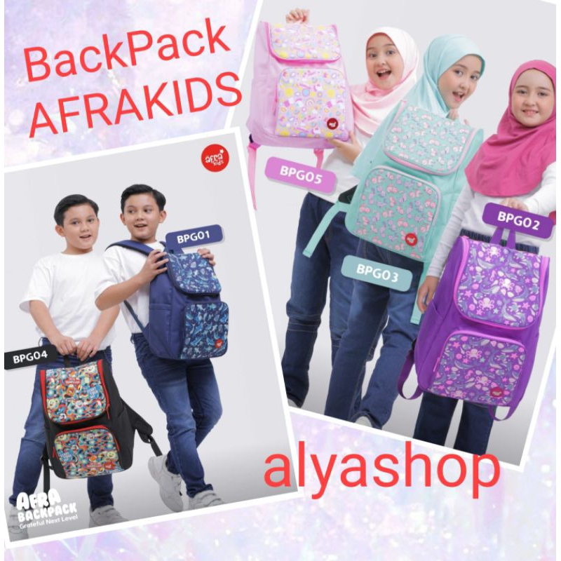 Tas Afrakids PREMIUM BackPack  - Ready Stock