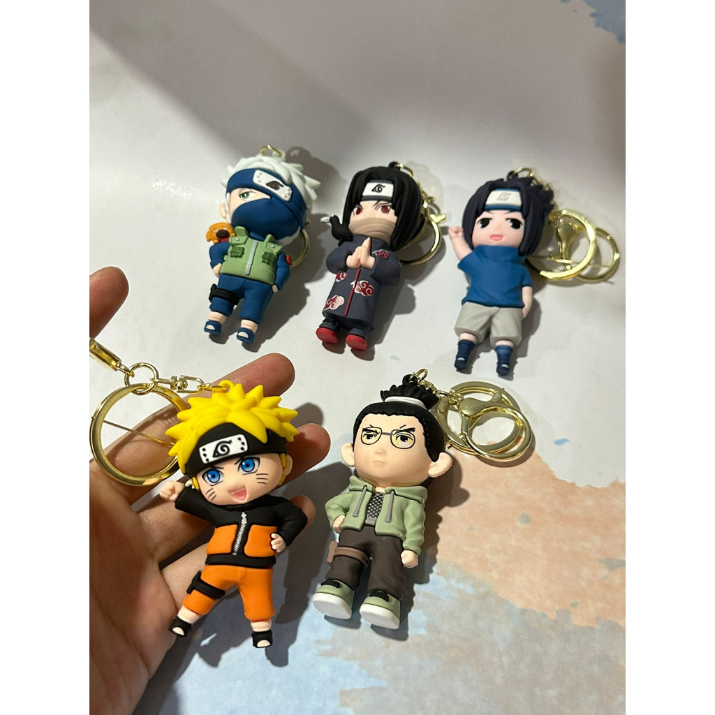 SO antungan Kunci Tali Karakter Naruto and Friend / Gantungan Tas Karakter Naruto / Gantungan Unik Karakter Tas Anak Koleksi