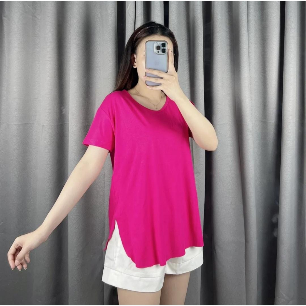 Kaos Oversize Lengan Pendek Kaos Wanita Atasan Wanita SpandeK Kaos MUrah