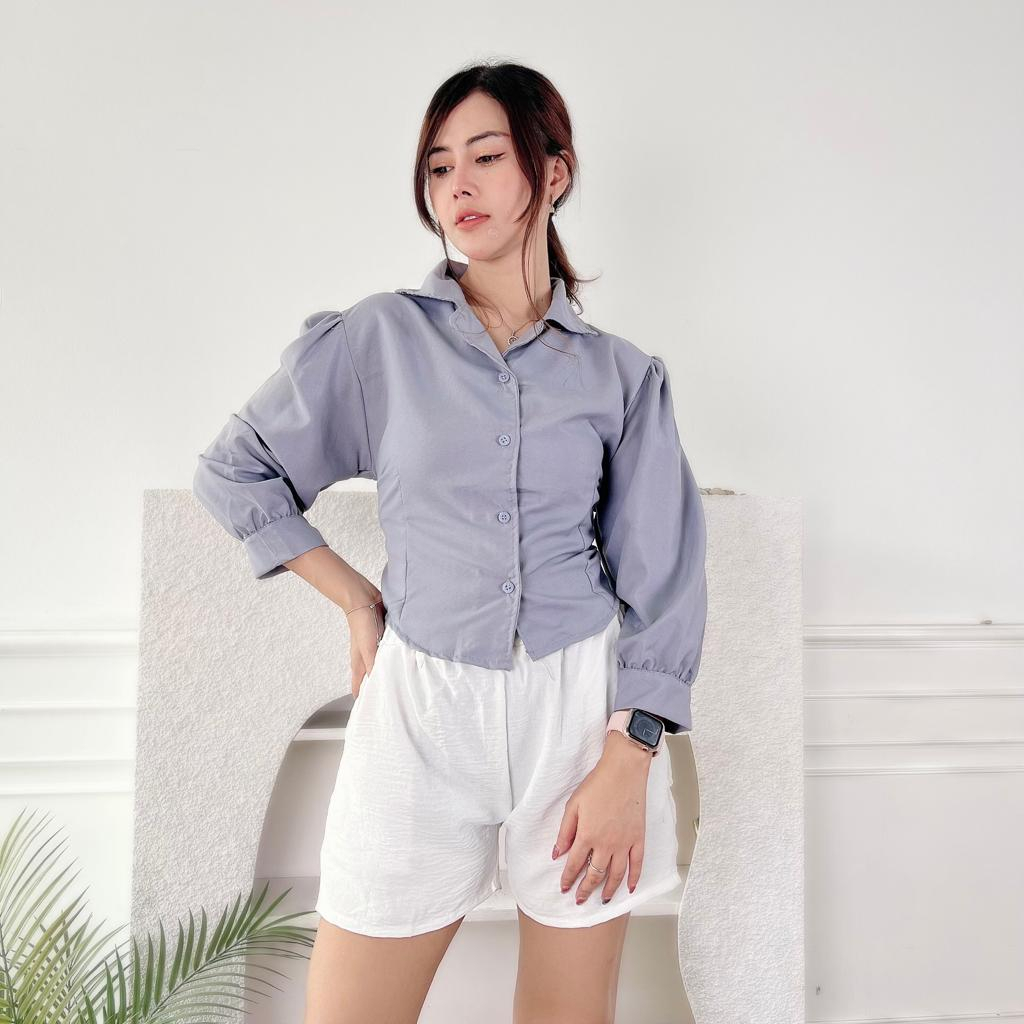 AFI - EC - Atasan Kemeja Puff Chia Blouse