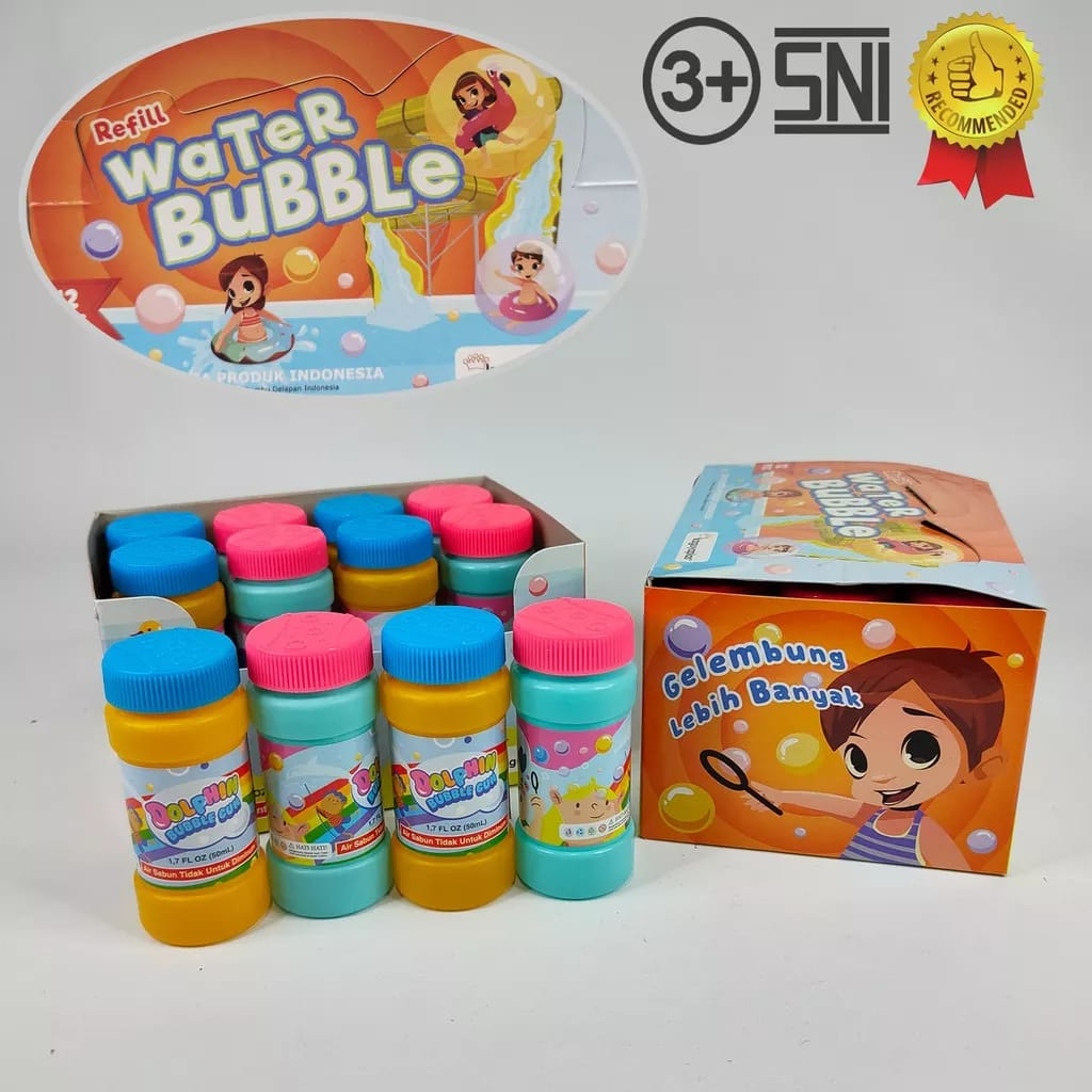 Isi Ulang Gelembung Balon Sabun /Refill Gelembung Sabun / Balon Bubble 60 Ml