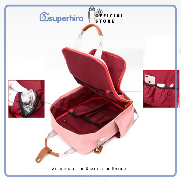 Tas Bayi diaper bag tas perlengkapan bayi Backpack Multifungsi