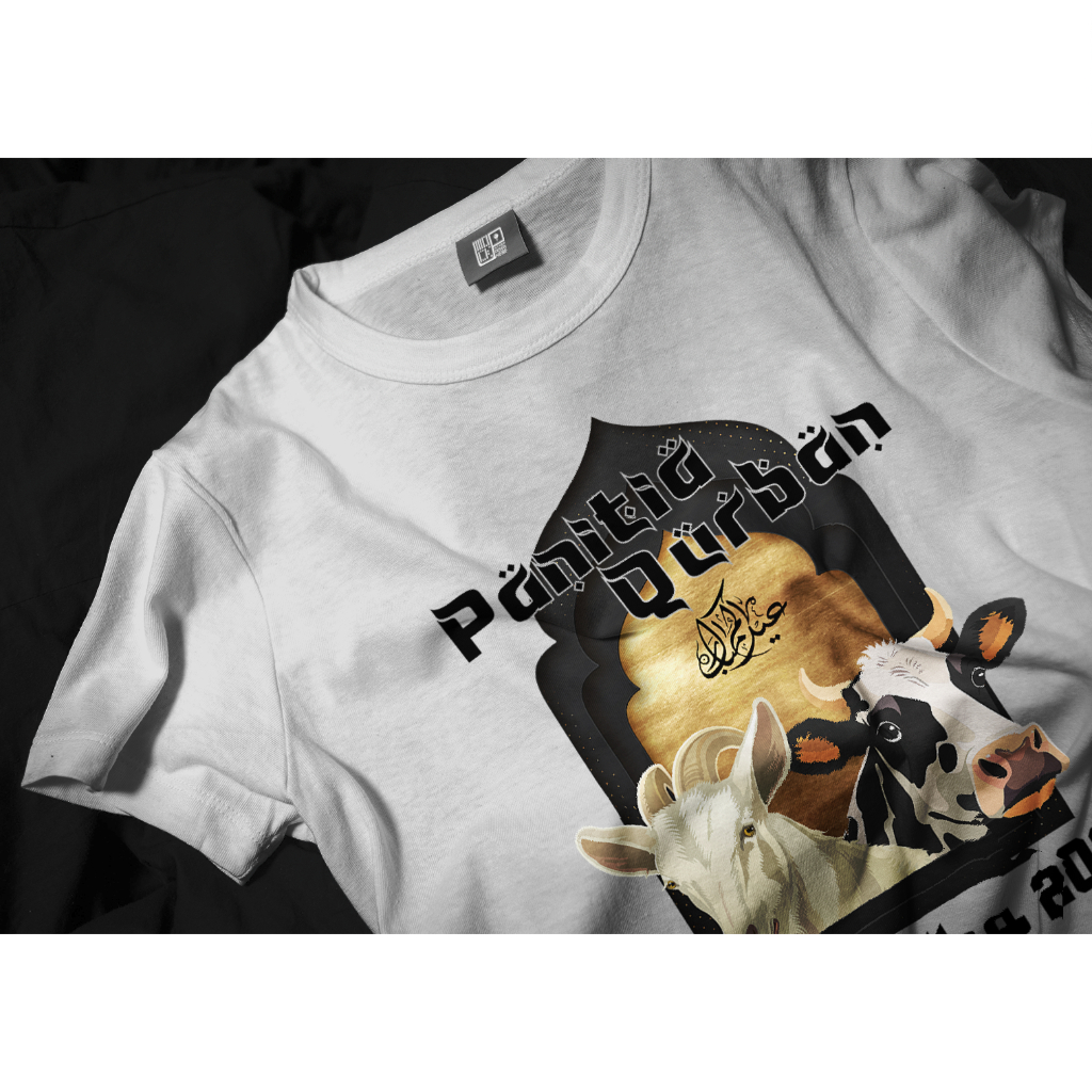 Kaos Panitia Qurban 2023 (Official Design by (Mbah Rory Prayana Ganteng Junior Diningrat) WHITE