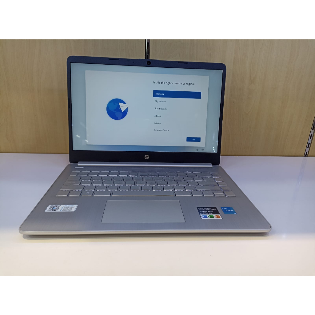 LAPTOP HP 14S DQ2614TU INTEL CORE i3 1115G4 12GB 512GB SSD FHD IPS WINDOWS 11 HOME