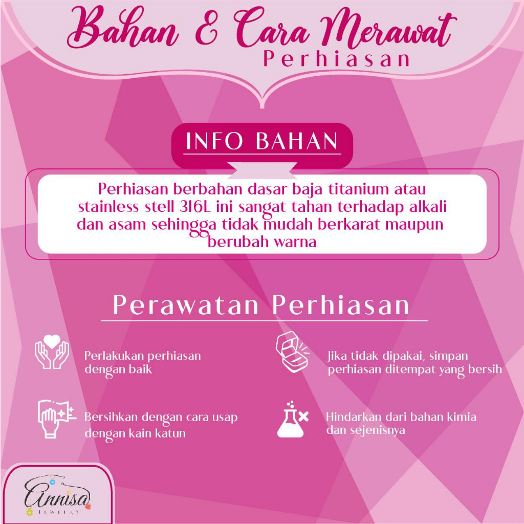 Gelang Titanium Gold Grafir model sulis fashion wanita