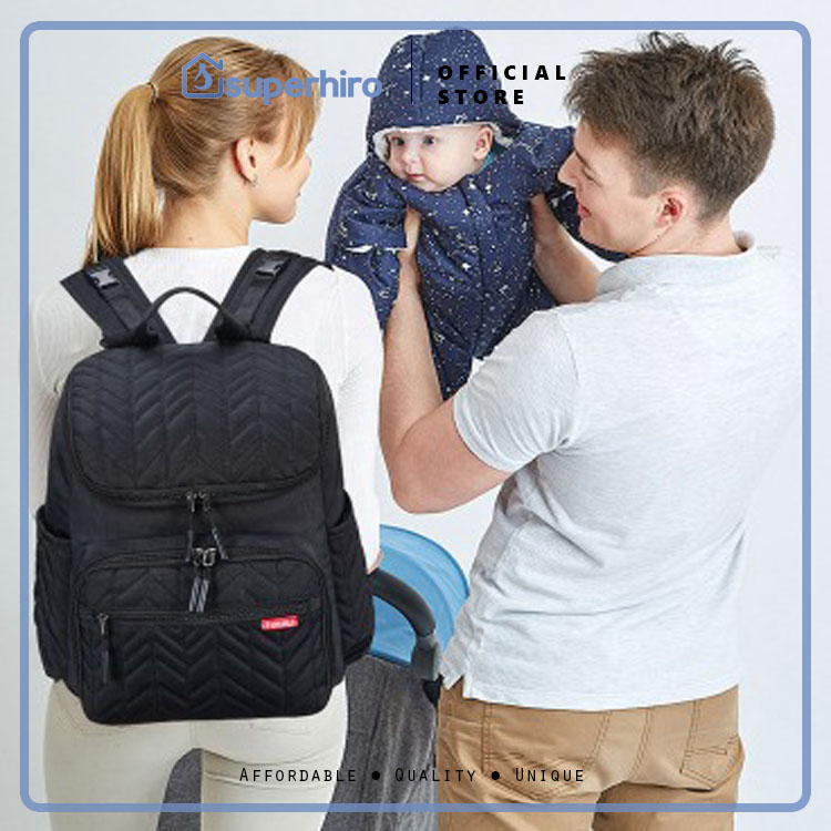 Diaper Bag Natural Moms Multi-Function Tas Perlengkapan Bayi