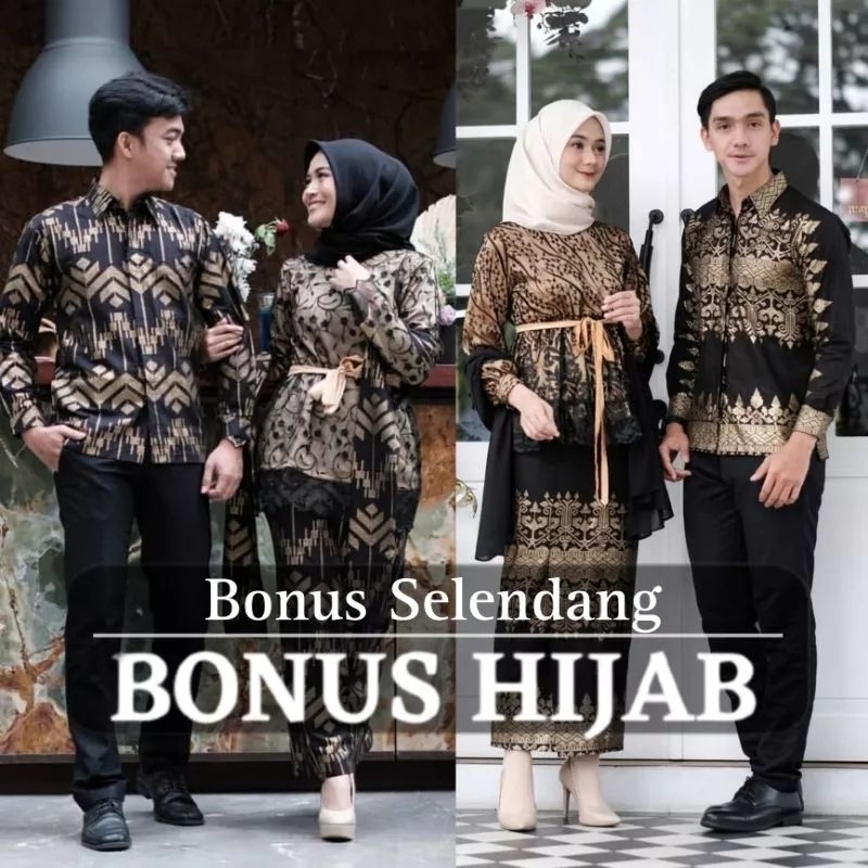 Batik Couple Kebaya Modern Kebaya Tunangan Lamaran Baju Wisuda Batik Brukat Terbaru Batik Kondangan Terbaru 2024 Kebaya Tunik Set Couple Brukat Kebaya Pesta Setelan Kebaya Brokat