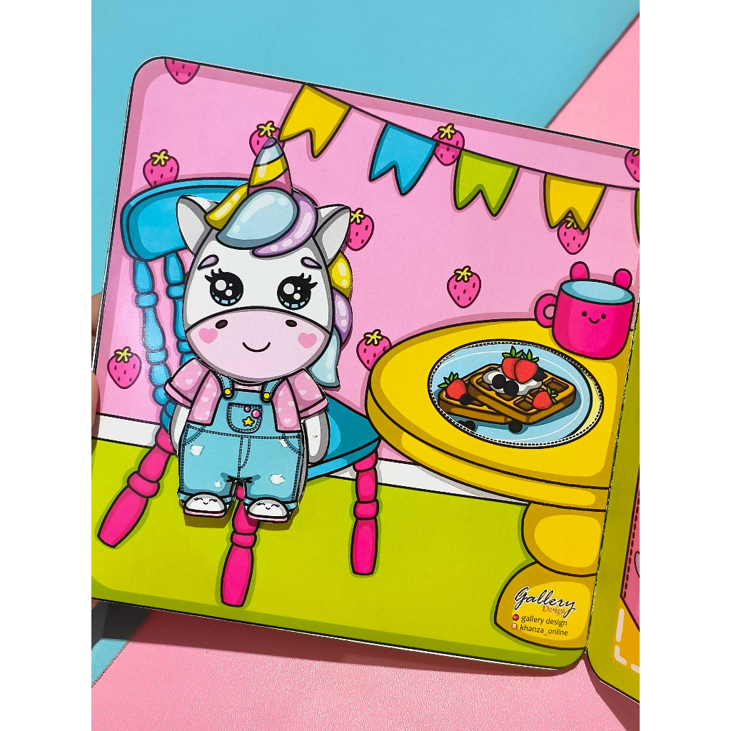 New Product - UNICORN DREAM SIAP MAIN MAINAN ANAK TERBARU QUIETBOOK SUDAH DI LAMINASI ANTI AIR