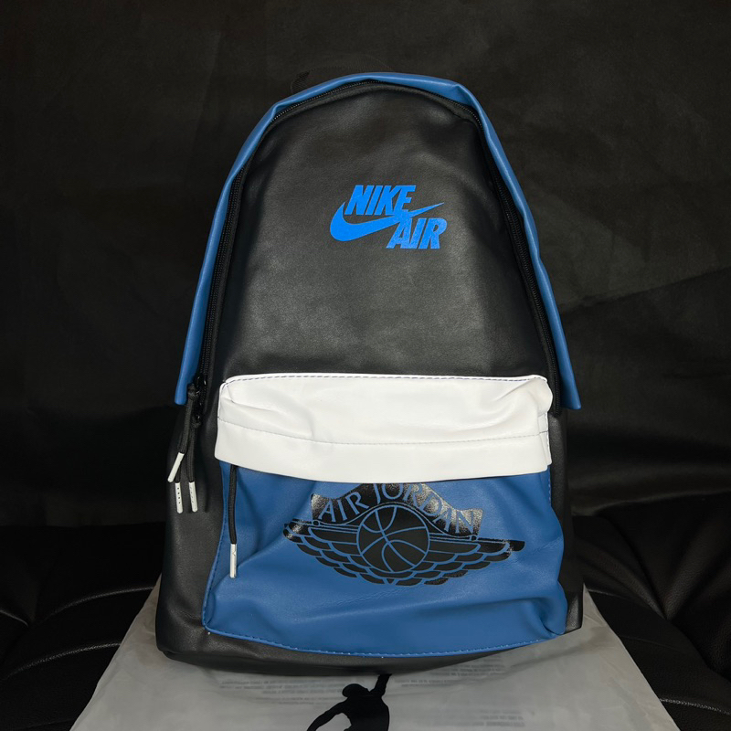 AIR JORDAN WINGS RETRO 1 LEATHER BACKPACK / JORDAN BACKPACK / JORDAN BAGPACK / TAS RANSEL JORDAN