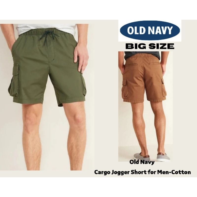 Celana Pendek Pria //OldNavy Cargo Jogger Short For Men-Cotton Original