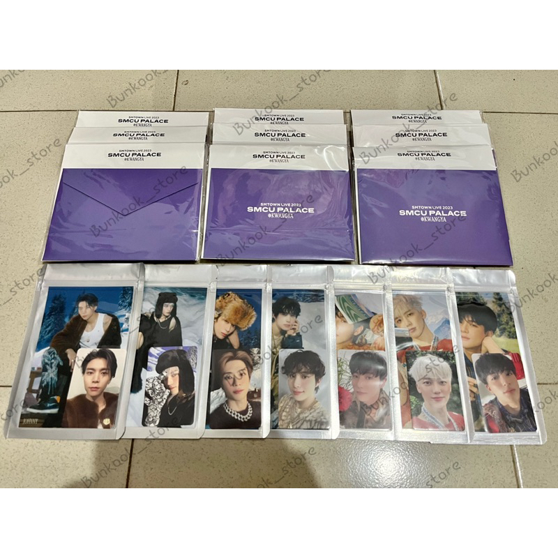 SMCU PALACE MERCH WELLCOME KIT 46 PC PHOTOCARD AR TICKET MAGNET NCT 127 DREAM WAYV AESPA EXO RED VEL
