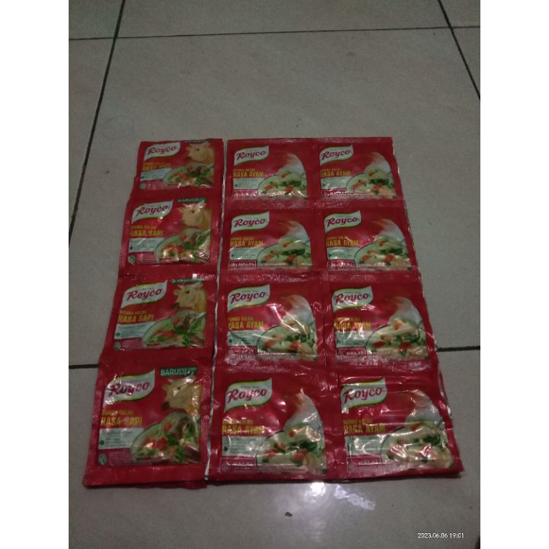 

3 renceng Bumbu penyedap rasa ROYCO Isi 3 renceng dijamin paling murah