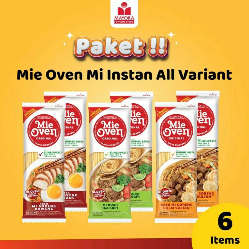 

PAKET EKONOMIS MIE OVEN ALL VARIAN MAYORA