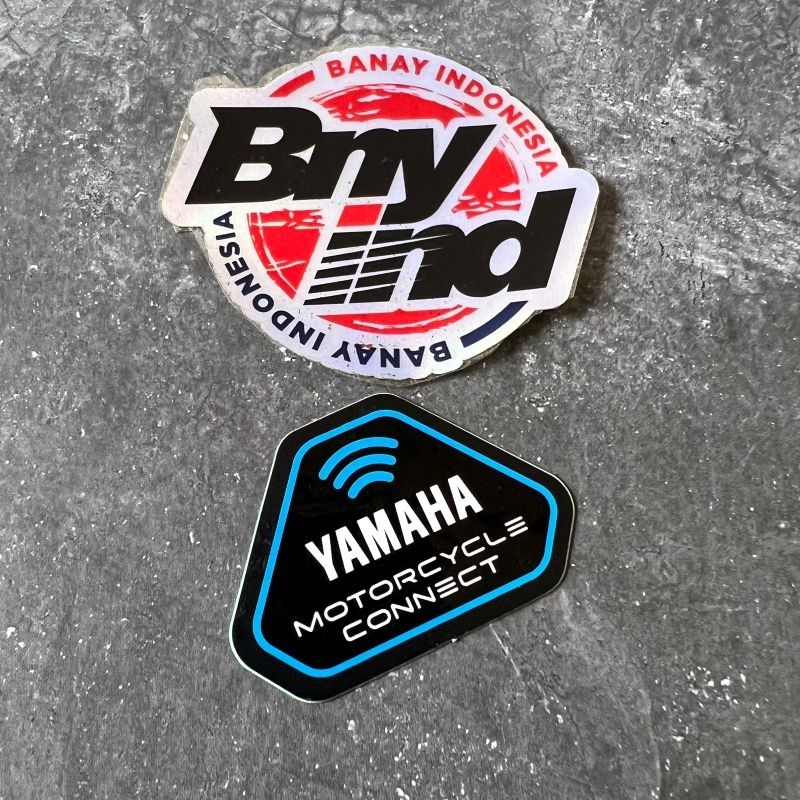 Stiker Sticker YAMAHA MOTORCYCLE CONNECT