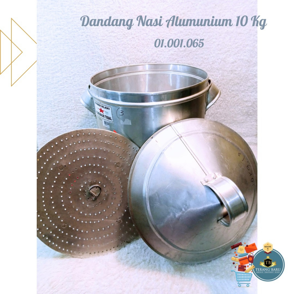 DANDANG | LANGSENG | PENANAK NASI | KUKUSAN | LANGSENG ALUMINIUM | 01001065