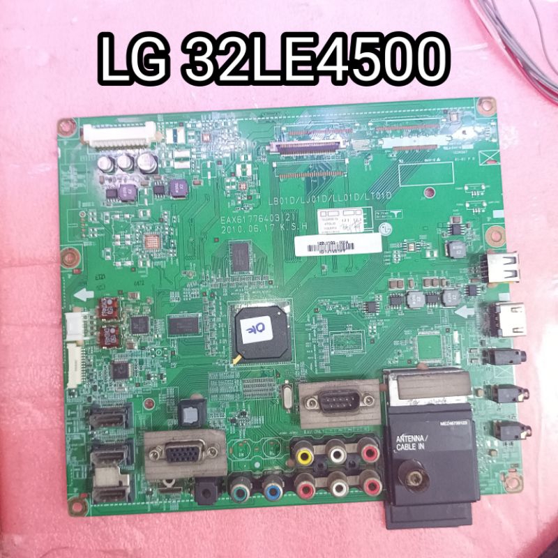 MESIN TV LG 32LE4500 MOTHERBOARD - MAINBOARD - MOBO - MB TV