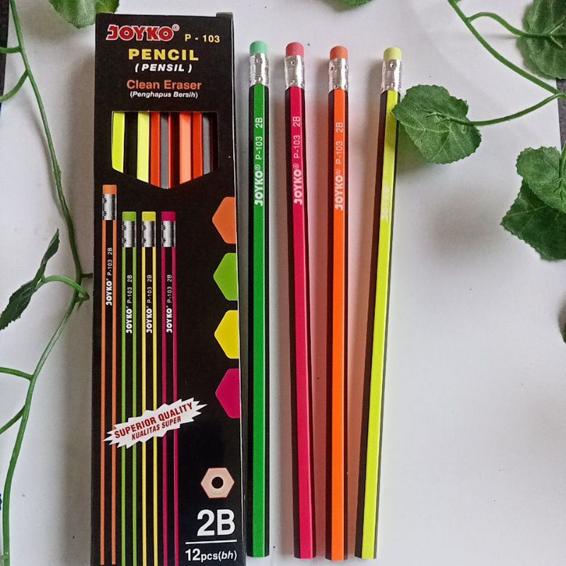 

Pensil 2 B Joyko+ Penghapus Original P-130