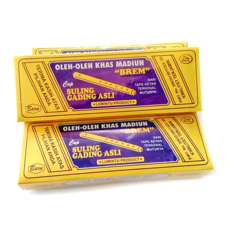 

Brem Madiun isi 3 Cap Suling Gading Oleh Oleh Khas