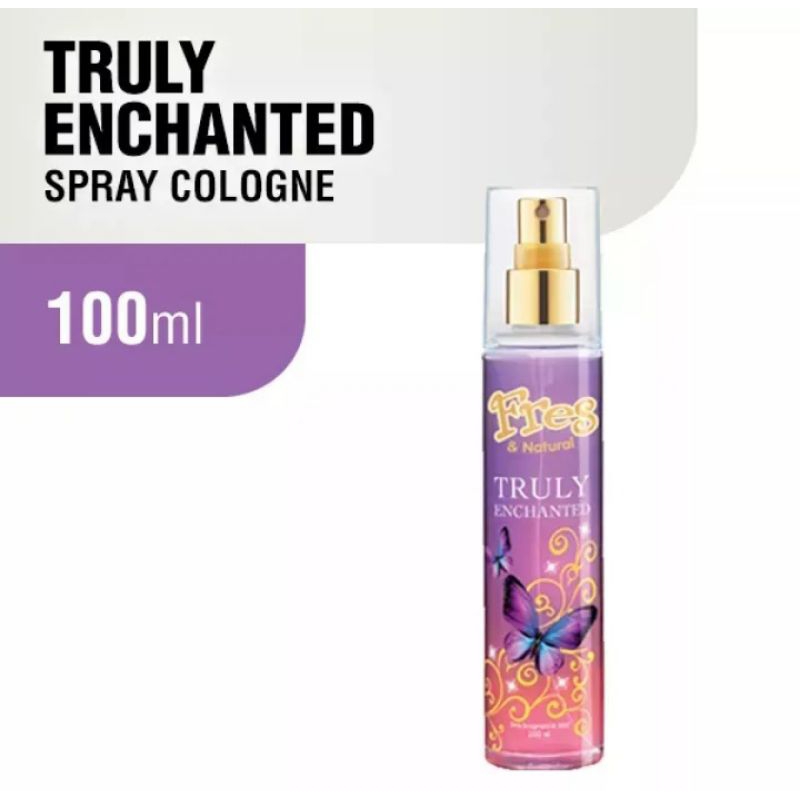 fres &amp; natural spray cologne hijab refresh 100ml