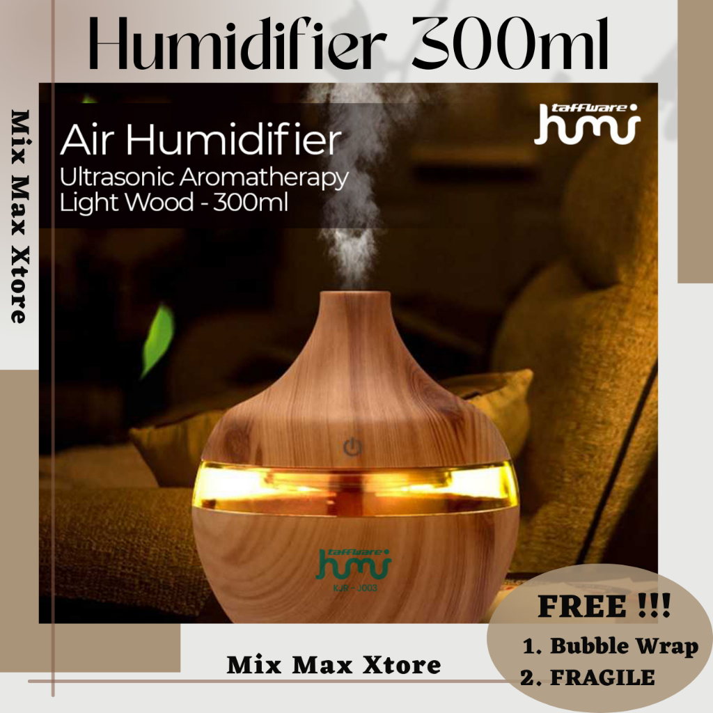 Taffware Humidifier Diffuser Ultrasonic Aromaterapi 300ml - KJR-J003