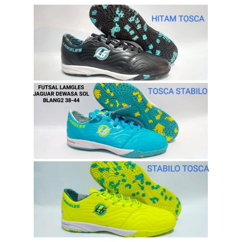 Lamgles - Sepatu Futsal Lamgles Jaguar Sol Rata Loreng Anti Slip In Indonesia