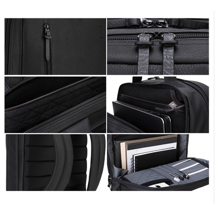 Tas Laptop Backpack Dell Premier Leather Fashion Style Original