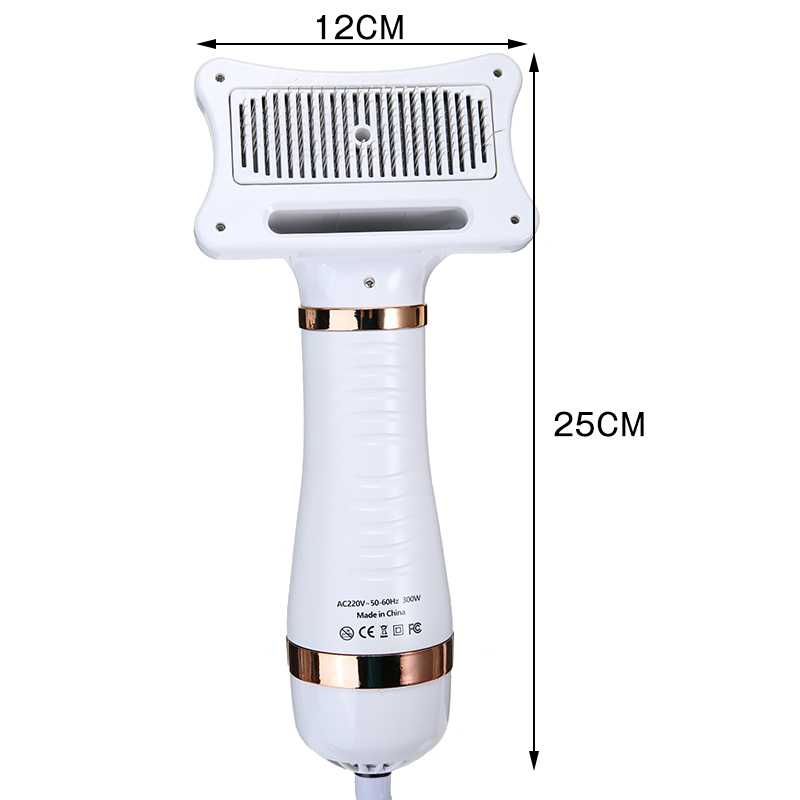 WIDHTER Sisir Pengering Bulu Hewan Anjing Kucing 2 in 1 Portable 300W - IPHD002