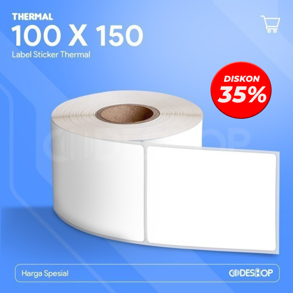 

Thermal Label Stiker Printer Barcode Ukuran 100x150