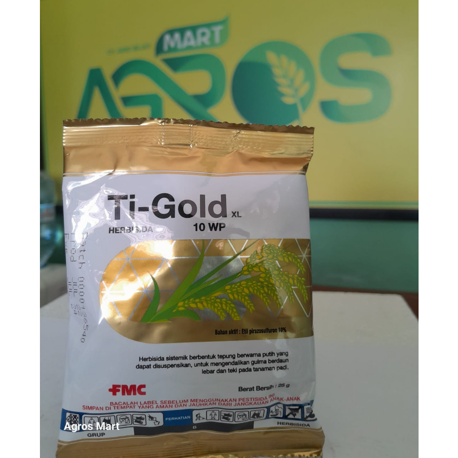Pembasmi rumput Herbisida Ti-Gold XL 10WP 25g
