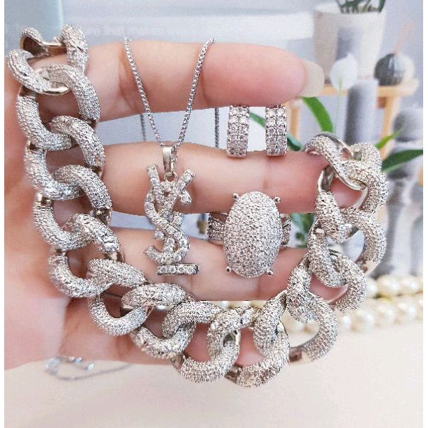 Xuping set perhiasan lapis emas 24k 0705