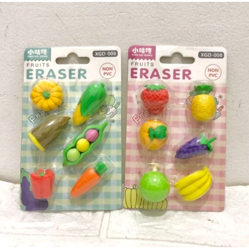 

1SET PENGHAPUS ERASER FRUITS