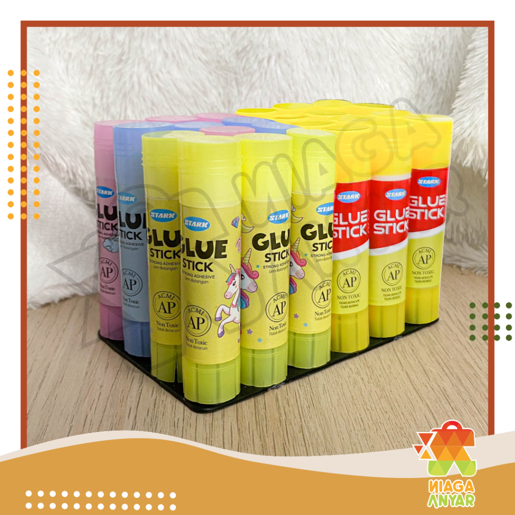 

NAS STARK Lem Stik Kertas Sekolah / Paper Glue Stick Stationary / Lem Perekat