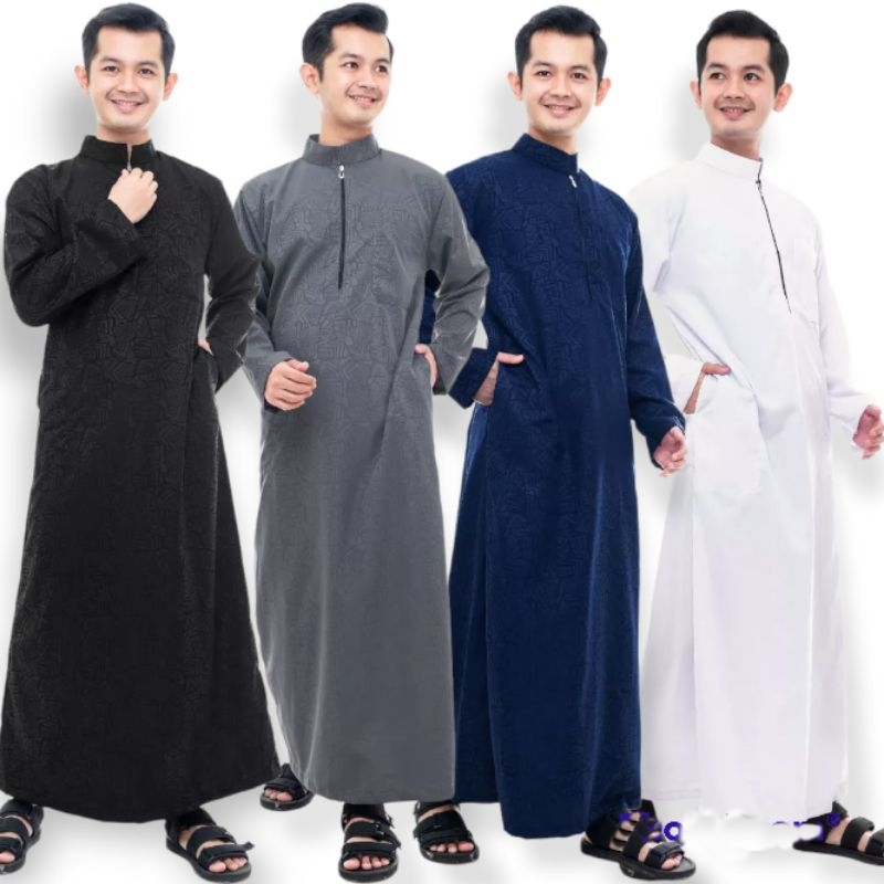 Jubah Saudi Pria/Gamis Pakistan Terlaris/Jubah Muslim Pria Dewasa