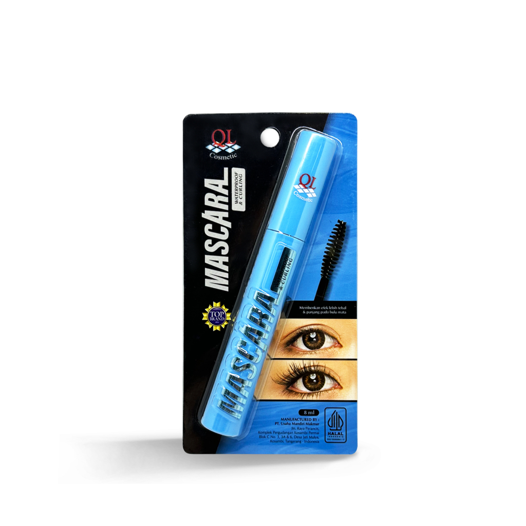 QL Mascara Black Waterproof Original BPOM