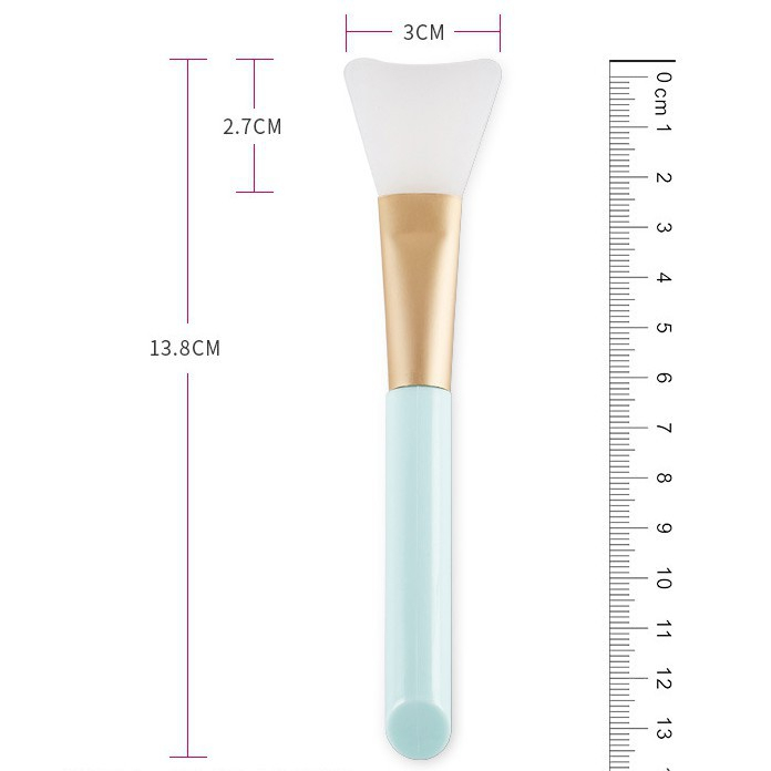 Kuas Masker Wajah Silikon / Silicone Facial Mud Mask Brush / Spatula