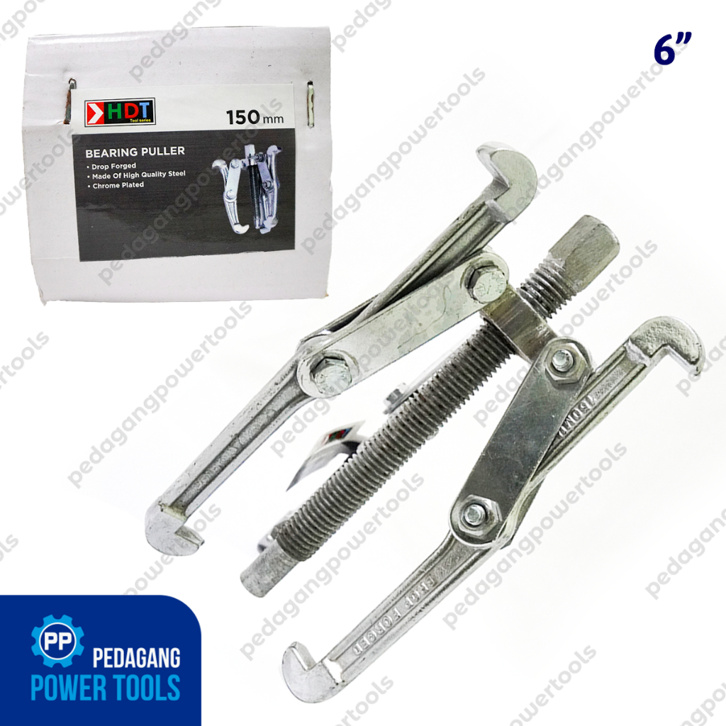 HDT Treker Kaki Tiga 6&quot; Buka Lepas Bearing Gear 3 Jaw Puller 150 mm