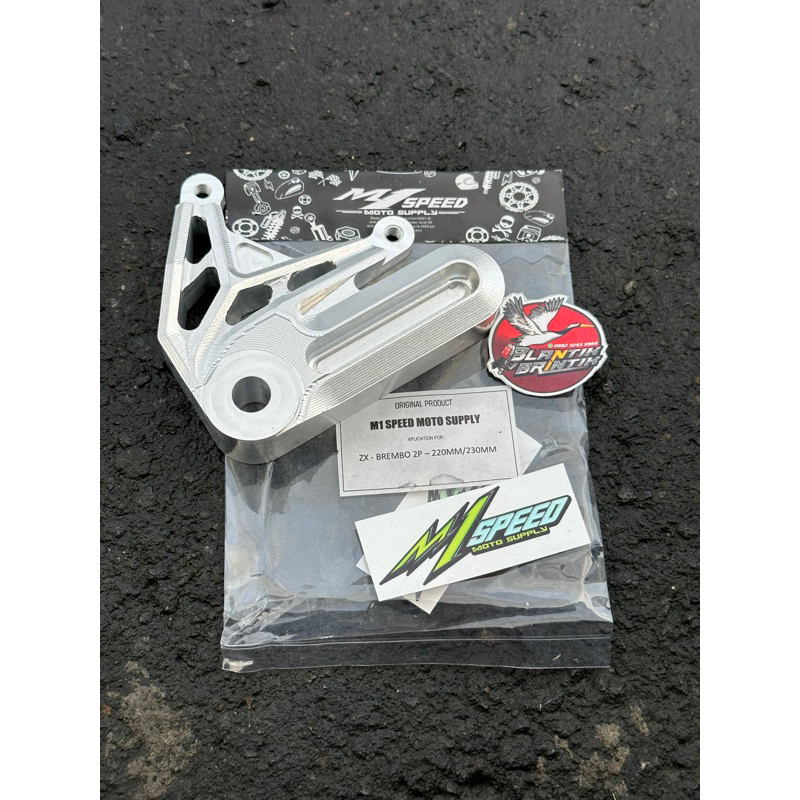 Breket kaliper belakang brembo 2p big logo pnp ninja r rr zx dll m1speed breket kaliper belakang bre