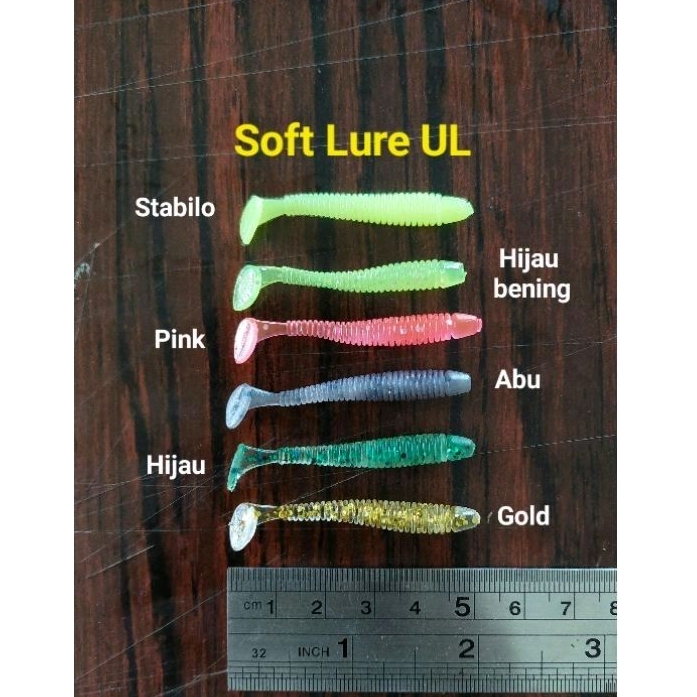 Soft Lure UL Mancing Casting Kakap Tarpon Kerapu Payus Senangin Bulan-Bulan Bandeng Laki Dll..