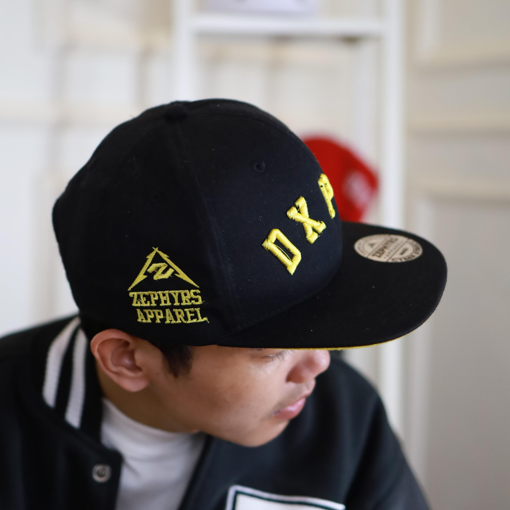 Topi Snapback DXPRO Black Yellow