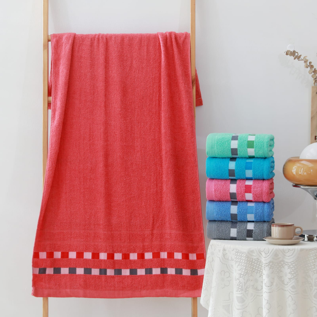 VL - COD MURAH PAKET HANDUK KATUN DEWASA 3 PCS 70K