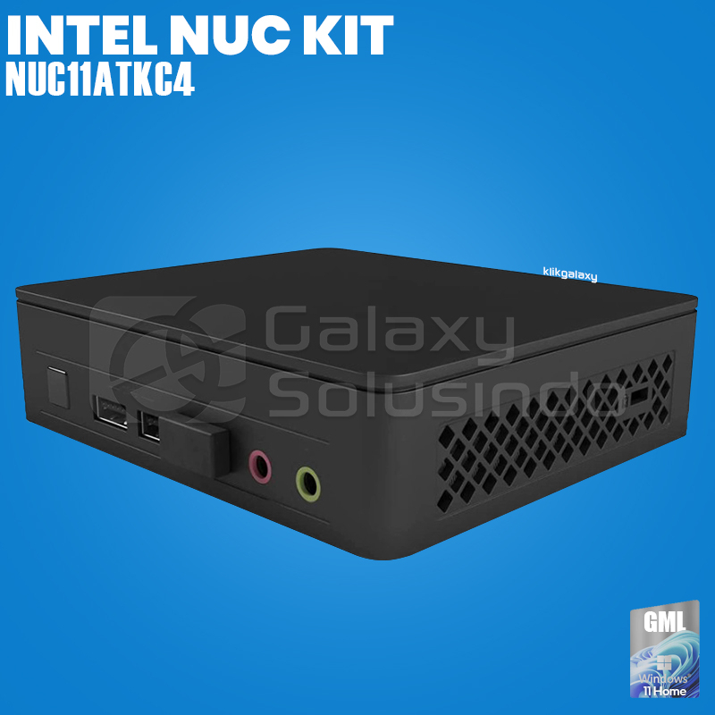 Intel NUC Kit 11ATKC4 Celeron N5105 4GB RAM 256GB SSD - Mini PC Windows 11 Home GML