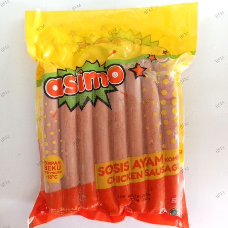 

Asimo Sosis Ayam Kombinasi 500 Gr