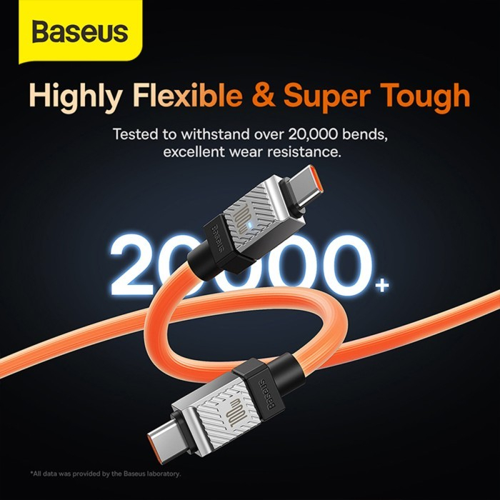 Baseus CoolPlay Series Type C to Type C 100W - Zinc Alloy + TPE - 20V - 5A