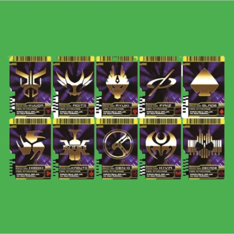 CARD CUSTOM KAMEN RIDER DECADE FINAL ATTACK RIDE CARD