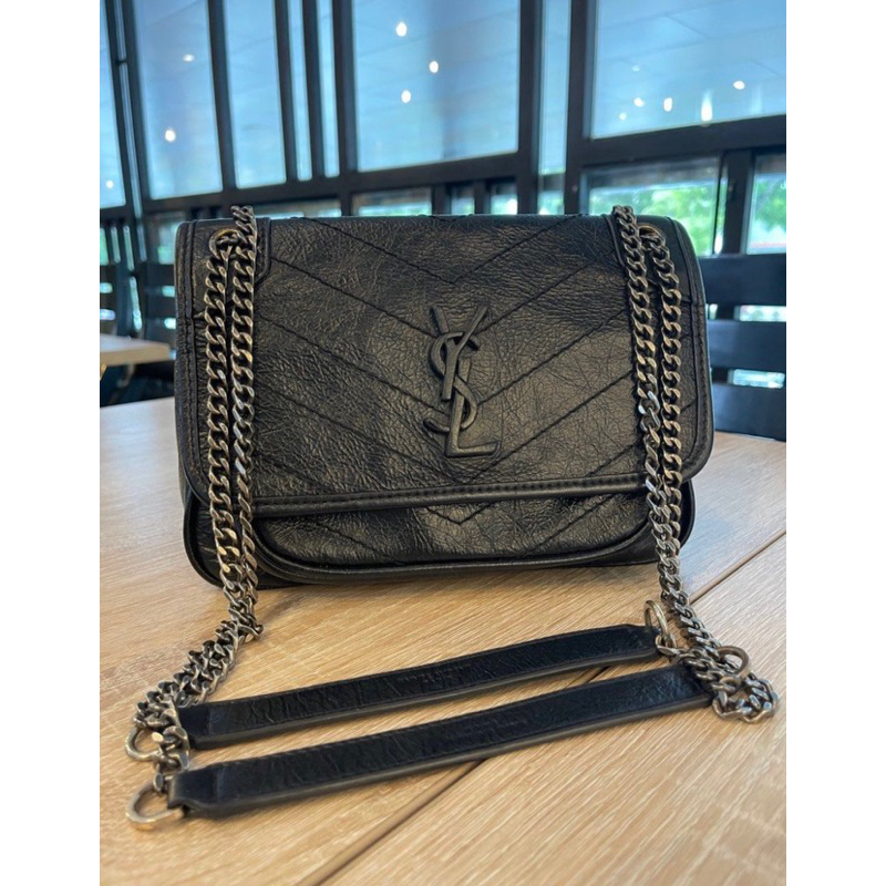 YSL NIKI SMALL BLACK MIRROR