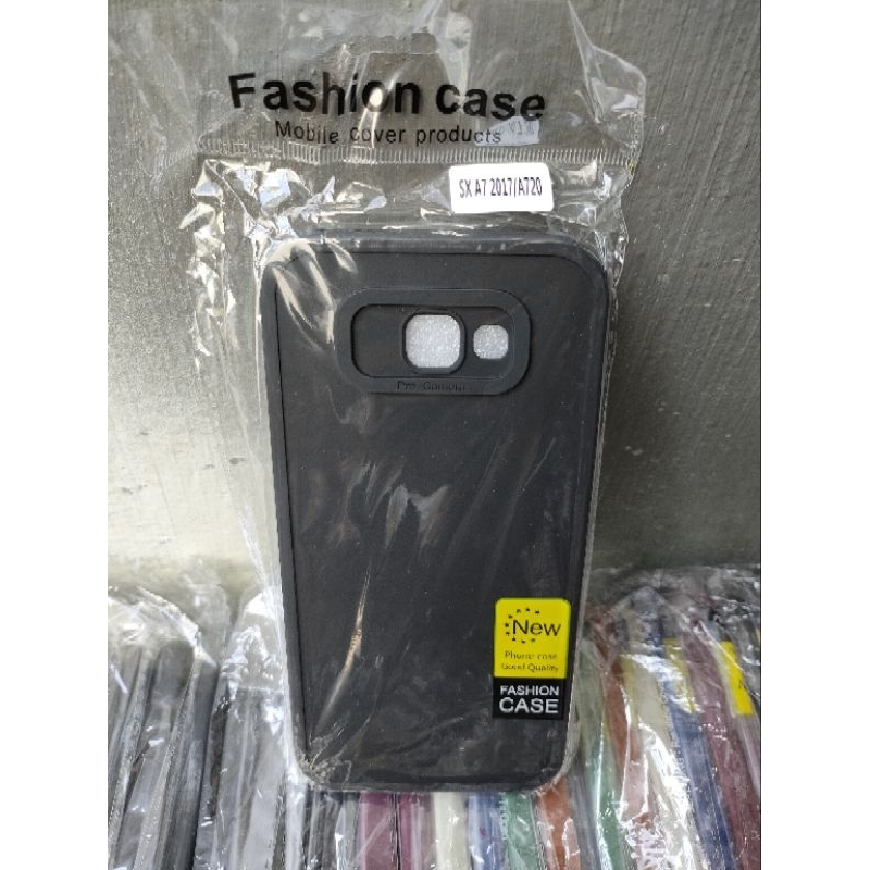 Softcase Samsung A720/A7 2017 Silikon Casing Case Macaron Pelindung Pro Camera