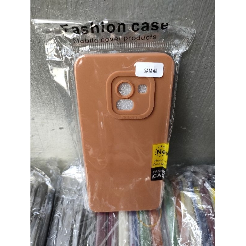 Softcase Samsung A8 2018 Silikon Casing Selicon Case Macaron Pelindung Pro Camera