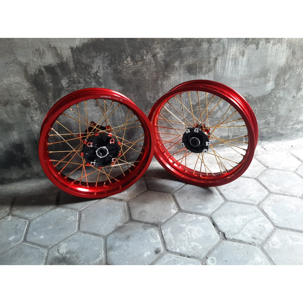 Velk Set Honda CRF 150 L Supermoto Ring 17 Velk Sumo CRF 150 L Velg Supermoto CRF Tanpa Ban ring 17